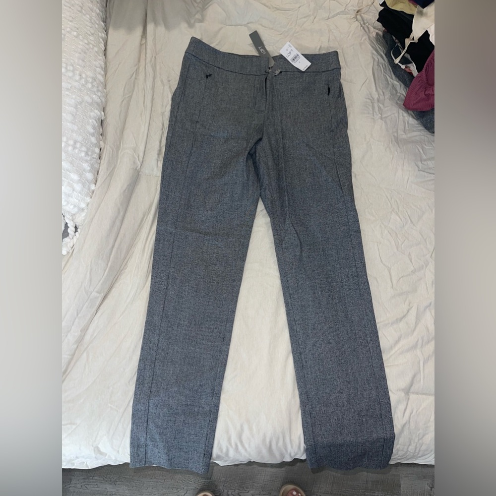 Loft High Waisted Skinny Ankle Trousers